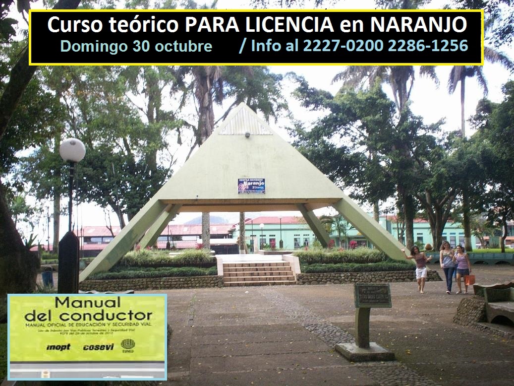 cursos de manejo en naranjo